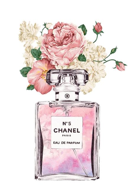 chanel perfume flower print|printable chanel wall art.